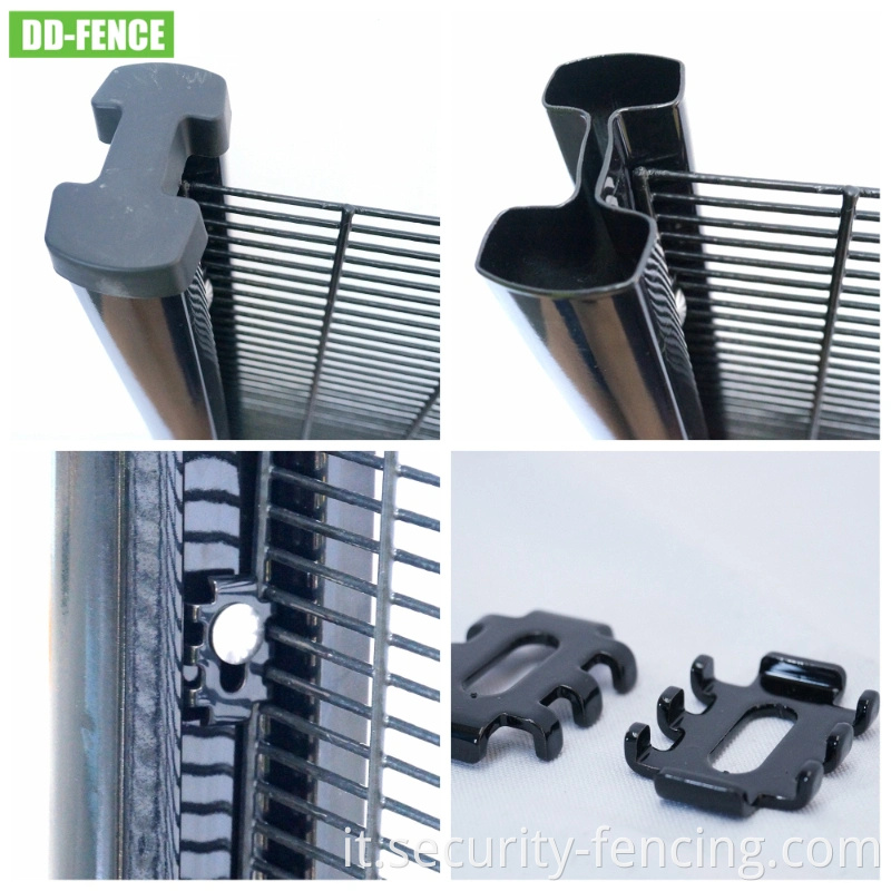 Fence anti -climb per cavi 358 in maglia ad alta sicurezza per l'area commerciale dell'aeroporto industriale della villa